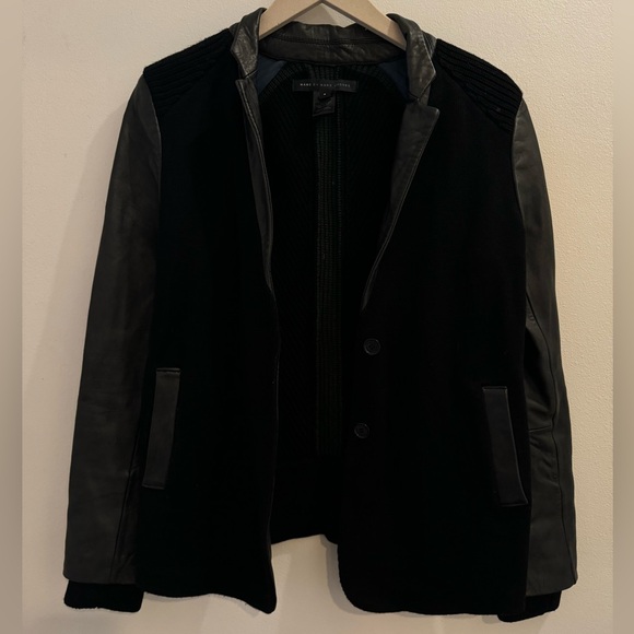 Marc By Marc Jacobs Leather Blazer - Picture 1 of 5